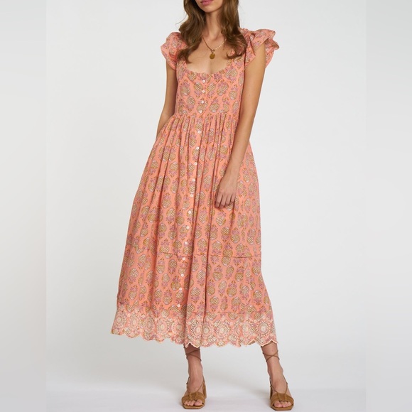 DRA Dresses & Skirts - DRA DORA DRESS SIZE MEDIUM PRAIRIE COTTAGECORE FEMININE DAINTY PRETTY STYLISH
